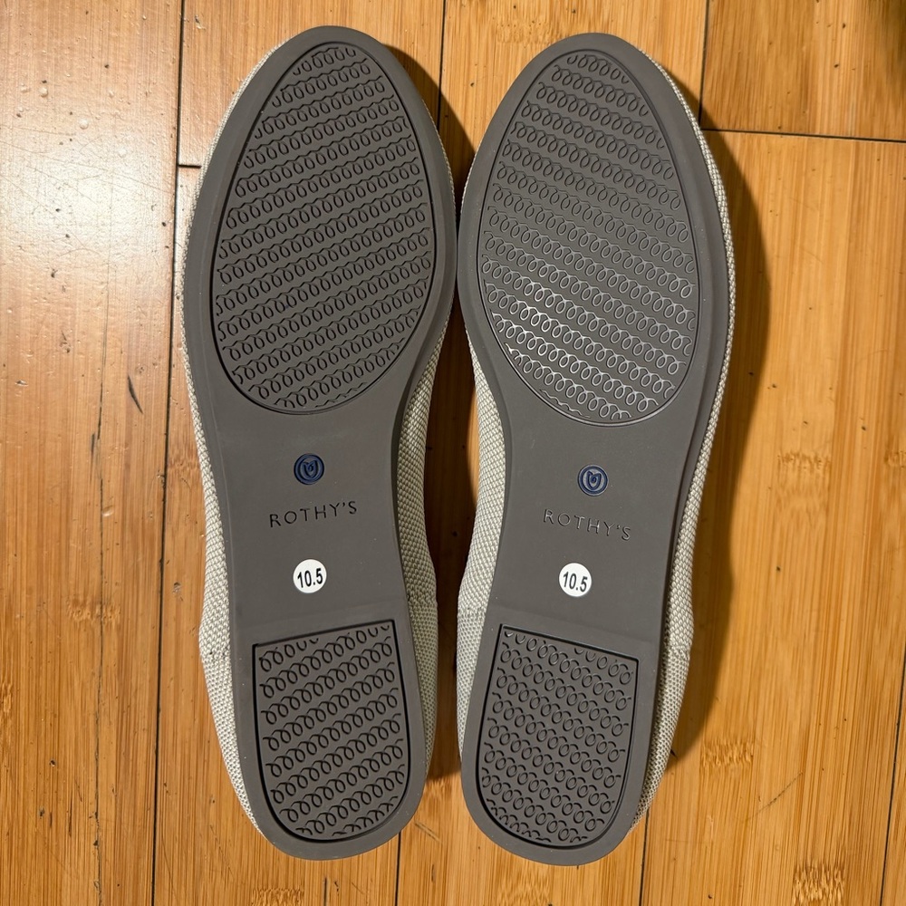 NWOT RETIRED Rothy's The Flat In Flax Birdseye Size 10.5 - Picture 14 of 16